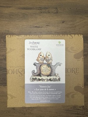 Jim Shore WOODLAND JOY WORD WITH BIRDS FIGURINE-NATURE'S JOY 6017180 NEW