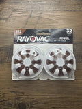 Rayovac 312 Hearing Aid Batteries 32 Count Made in the USA | Best Before 03/2027