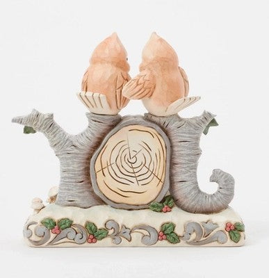 Jim Shore WOODLAND JOY WORD WITH BIRDS FIGURINE-NATURE'S JOY 6017180 NEW