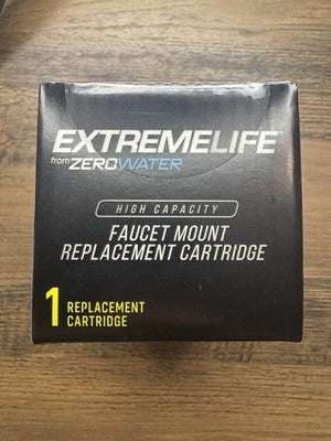 New Sealed Extreme Life Faucet Mount Replacement Filter by Zero Water 400 Gallon
