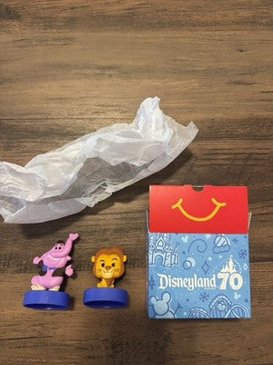 2025 McDonald’s Disneyland 70 Happy Meal Set of 5 NEW