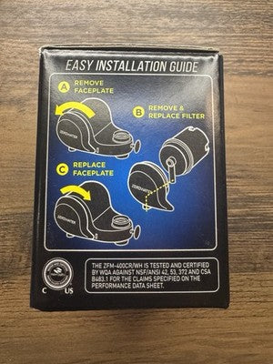 New Sealed Extreme Life Faucet Mount Replacement Filter by Zero Water 400 Gallon