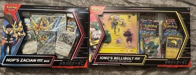 Pokemon TCG Journey Together Hops Zacian & Ionos Bellibot Premium Collection box