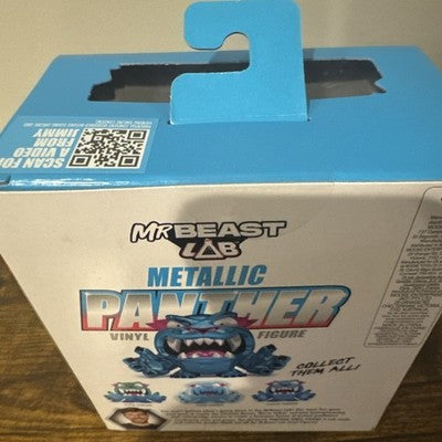 Mr. Beast Lab Panther Vinyl Figure Rare Metallic Moose Figure Toy
