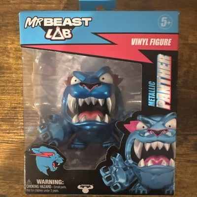 Mr. Beast Lab Panther Vinyl Figure Rare Metallic Moose Figure Toy