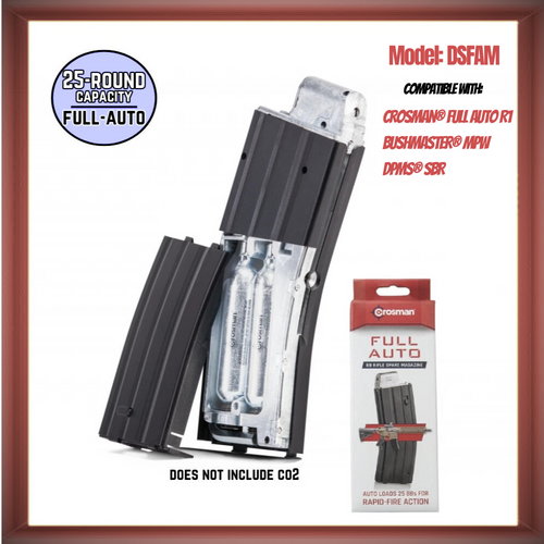 Crosman DPMS SBR Full Auto 25-round BB Spare Magazine (DOES NOT INCLUDE CO2)
