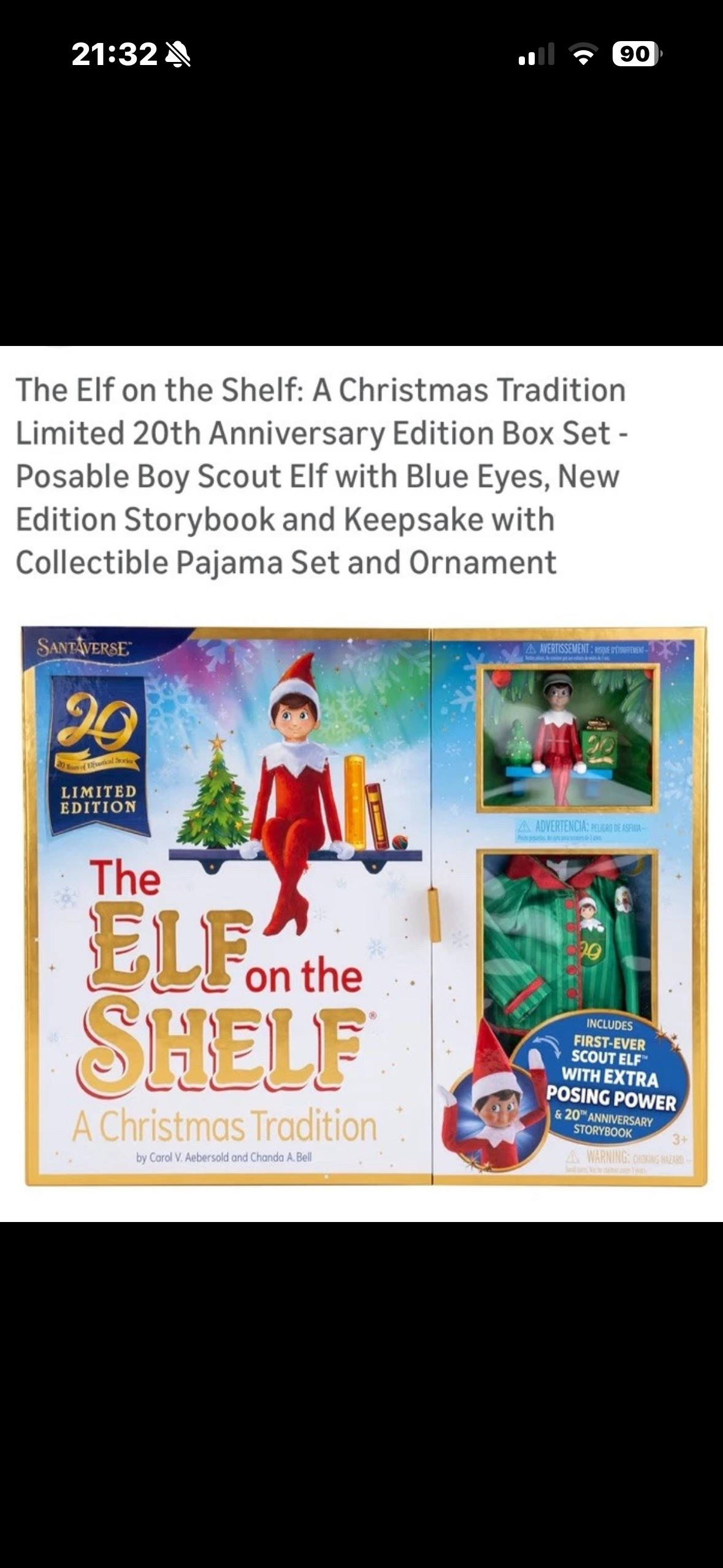 Elf On the Shelf: A Christmas Tradition, Limited 20th Anniversary Edition New