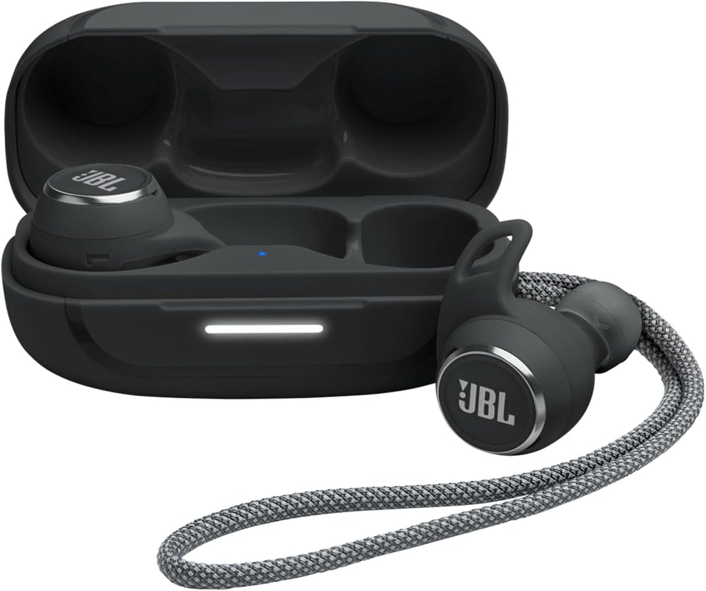 JBL Reflect Aero - True Wireless Noise Cancelling Active Earbuds, 6 mics for Perfect Calls with VoiceAware, Extreme dustproof & Waterproof, Comfortable, Secure fit, 24hr with Fast-Charging (Black)