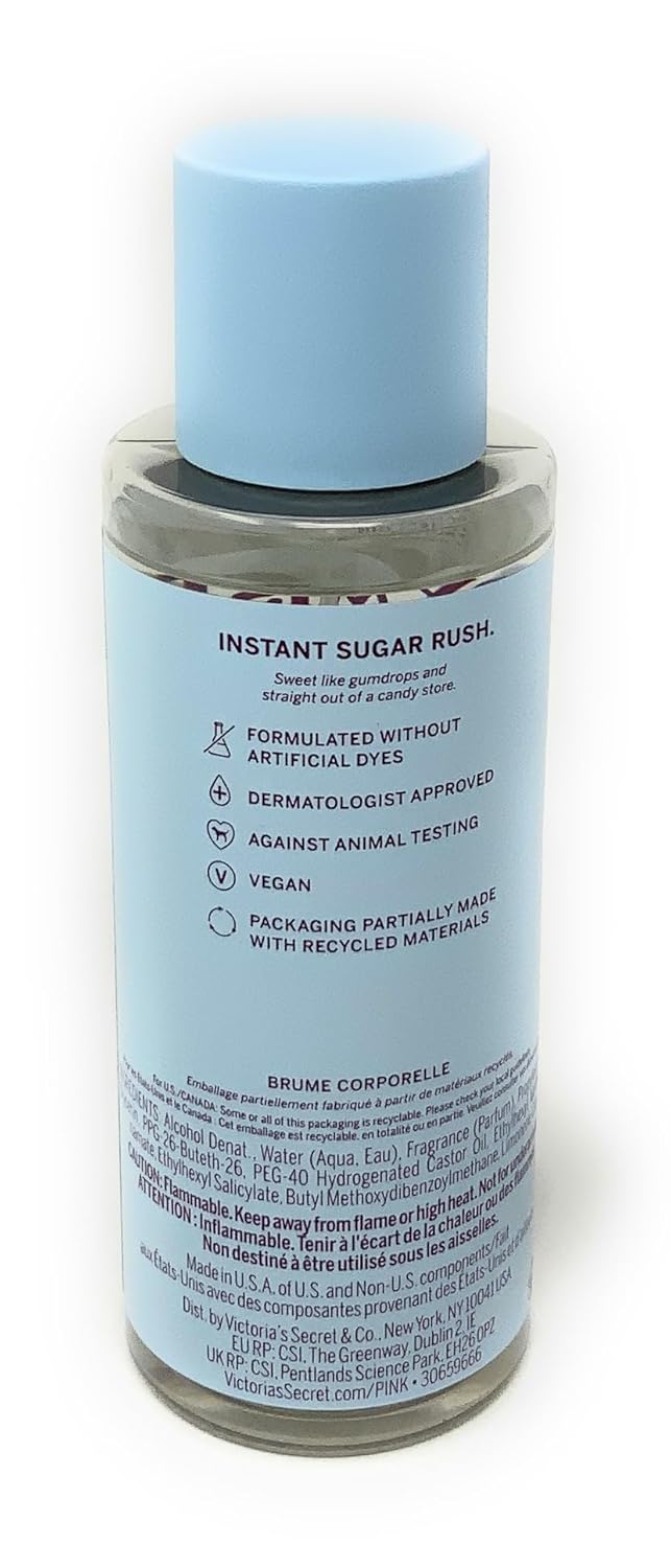 Victoria's Secret Pink Cool & Bright Glazed Fragrance Body Mist Spray 8.4 fl oz