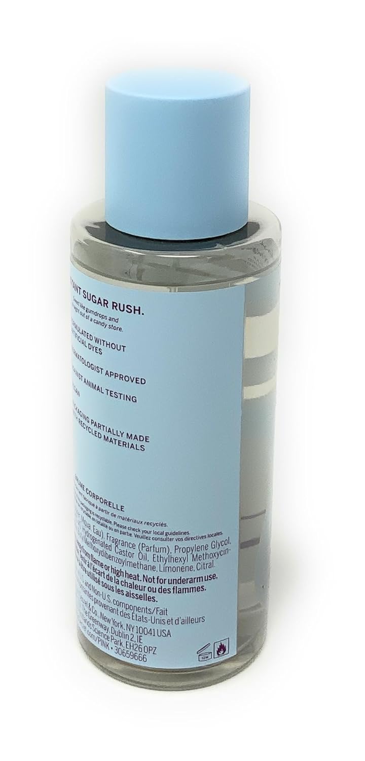 Victoria's Secret Pink Cool & Bright Glazed Fragrance Body Mist Spray 8.4 fl oz