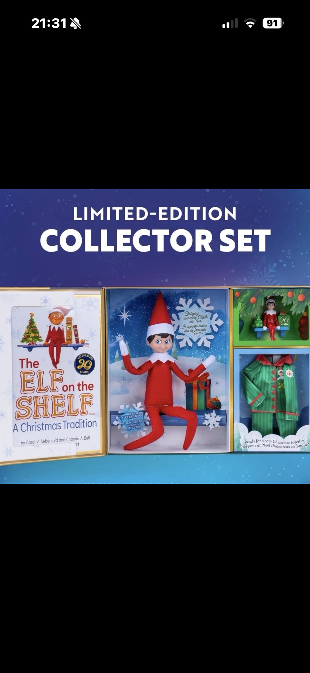 Elf On the Shelf: A Christmas Tradition, Limited 20th Anniversary Edition New