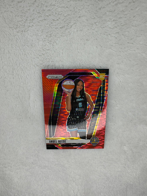2024 Prizm WNBA Angel Reese Red Pulsar Variation Prizm /299 #147 Sky Rookie RC